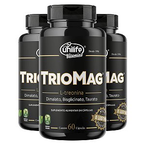 Kit 3 Triomag Unilife 60 Cápsulas