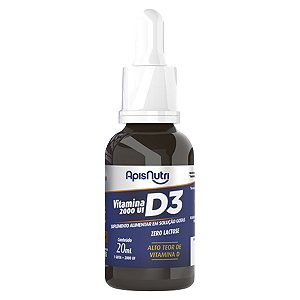 Vitamina D3 em Gotas Apisnutri 20ml