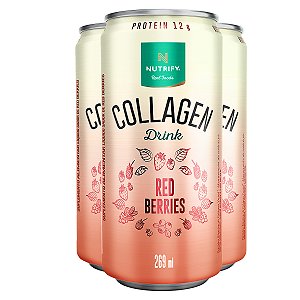 Kit 3 Collagen Drink Nutrify 269ml Red Berries