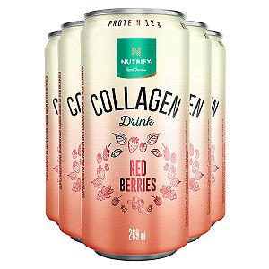 Kit 5 Collagen Drink Nutrify 269ml Red Berries