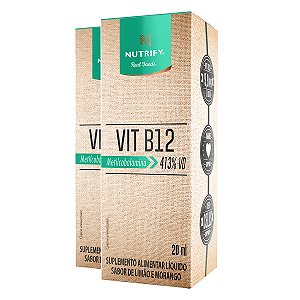 Kit 2 Vitamina B12 Nutrify 20ml