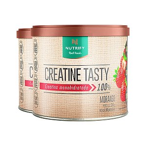 Kit 2 Creatina Monohidratada Nutrify 210g Morango