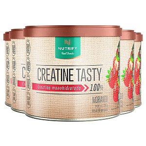 Kit 5 Creatina Monohidratada Nutrify 210g Morango