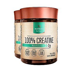 Kit 2 Creatina 100% Creatine Nutrify 120 Cápsulas