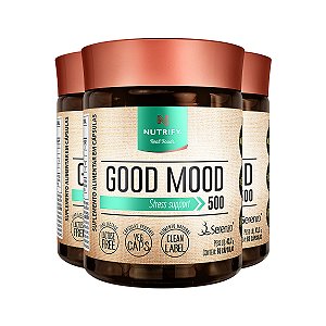Kit 3 Triptofano Good Mood Nutrify 60 cápsulas