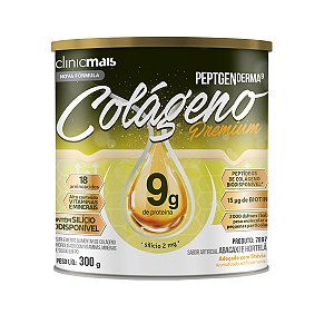 Colágeno Peptgenderma Clinicmais 300g Abacaxi com Hortelã
