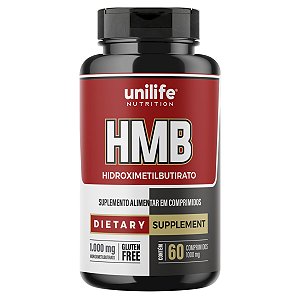 HMB Unilife 60 Comprimidos 1000mg