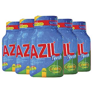 Kit 5 Azil Fresh Unilife Abacaxi e Hortelã 100g