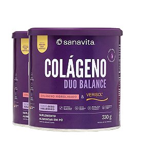 Kit 2 Colágeno Duo Treinamento Hibiscus e Frutas Roxas 330g