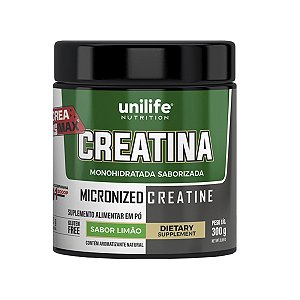 Creatina Monohidratada Unilife Limão 300g
