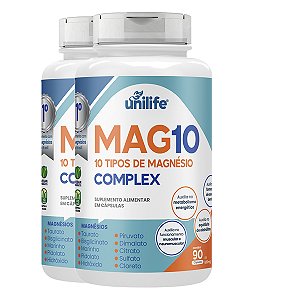 Kit 2 Mag10 Complex Unilife 90 Cápsulas