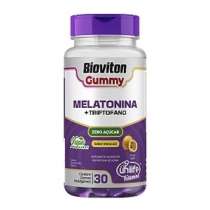 Gummy Melatonina Unilife 30 Gomas Maracujá