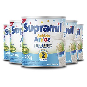 Kit 5 Supramil Bebida de Arroz Kids Unilife 200g