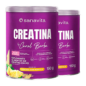 Kit 2 Creatina Treinamento Abacaxi com Hortelã 150g