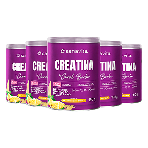 Kit 5 Creatina Treinamento Abacaxi com Hortelã 150g