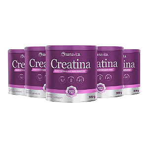 Kit 5 Creatina Treinamento 300g