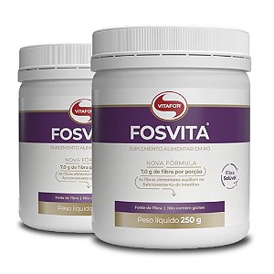 Kit 2 Fosvita regulador intestinal Vitafor 250g