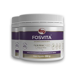 Kit 2 Fosvita Vitafor Fibras Alimentares 250g
