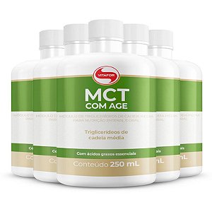 Kit 5 MCT Age Vitafor 250ml