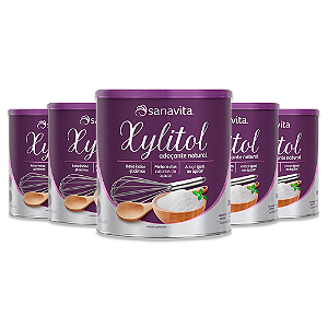 Kit 5 Xylitol Adoçante Treinamento 300g