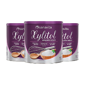 Kit 3 Xylitol Adoçante Treinamento 300g