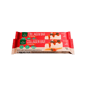 Kit 2 Collagen Bar Nutrify Barra de proteína Cheesecake de Frutas 50g