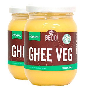 Kit 2 Ghee vegana Benni alimentos 200g