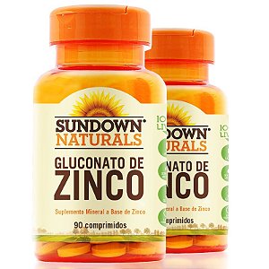 Kit 2 Zinco 7mg Sundown 90 comprimidos