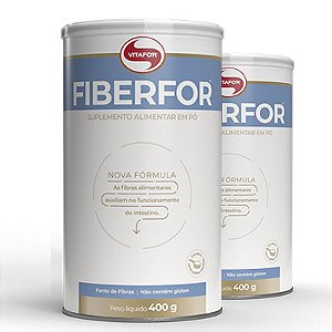 Kit 2 Fiberfor Fibras Alimentares Vitafor 400g
