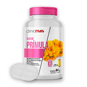 Óleo de Prímula 1000mg ClinicMais 60 Cápsulas + Porta cápsulas