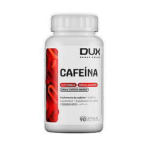 Cafeína Dux Sem Sabor 90 Cápsulas + Porta Cápsulas