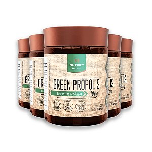 Kit 5 Green Própolis 60 Cápsulas Nutrify