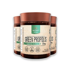 Kit 3 Green Própolis 60 Cápsulas Nutrify