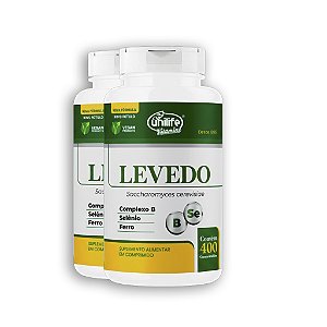 Kit 2 Levedo de Cerveja Complexo B, Selenio e Ferro Unilife