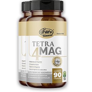 Kit 2 Tetra 4 Mag Unilife 90 Cápsulas