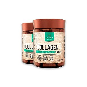 Kit 2 Colágeno Tipo 2 Collagen II Nutrify 60 Cápsulas