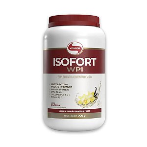 Whey Protein Isofort Vitafor 900g Baunilha