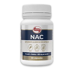 NAC N-Acetil L-Cisteína Vitafor 600mg 30 Cápsulas