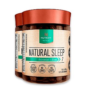 Kit 2 Natural Sleep Nutrify 60 Cápsulas