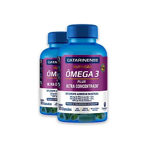 Kit 2 Ômega 3 Plus Ultra Concentrado Catarinense 120 Cápsulas