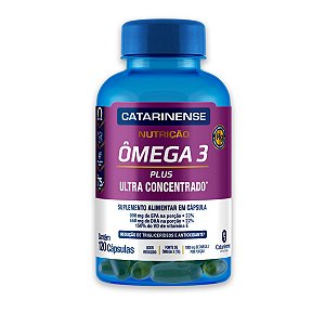Ômega 3 Plus Ultra Concentrado Catarinense 120 Cápsulas