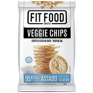 Veggie Chips Grão De Bico Salgado 40g Fit Food
