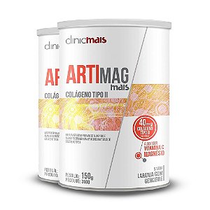 Kit 2 ARTIMAG Colágeno TIPO 2 II Clinic Mais 150g