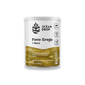 Feno Grego e Boro Ocean Drop 120 Cápsulas