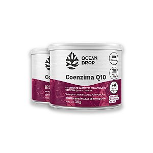 Kit 2 Coenzima Q10 e Vit. E Ocean Drop 60 Cápsulas