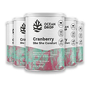 Kit 5 Cranberry Ocean Drop 120 Cápsulas