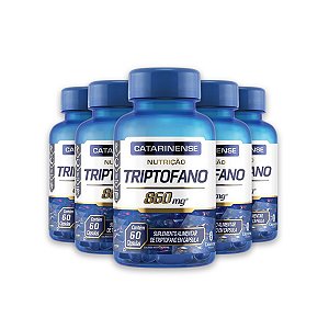 Kit 5 Triptofano Catarinense 60 Cápsulas