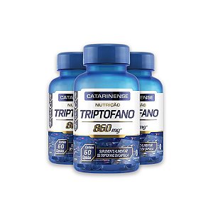 Kit 3 Triptofano Catarinense 60 Cápsulas