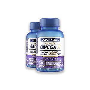 Kit 2 Ômega 3 1000mg Catarinense 60 Cápsulas