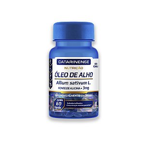 Óleo de Alho 3mg Catarinense 60 Cápsulas